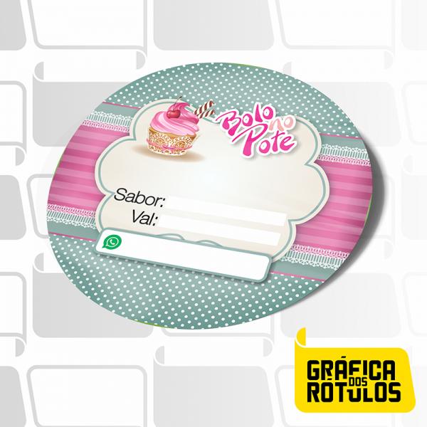 Etiquetas Doces, Salgados ou Bolo no Pote