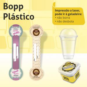 Copo da Felicidade (Copo Bolha) Adesivo Bopp Plástico 20x6 cm Colorido  Corte Redondo ou Quadrado 
