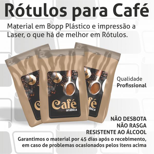 Rótulos Adesivos Etiquetas Personalizadas Café